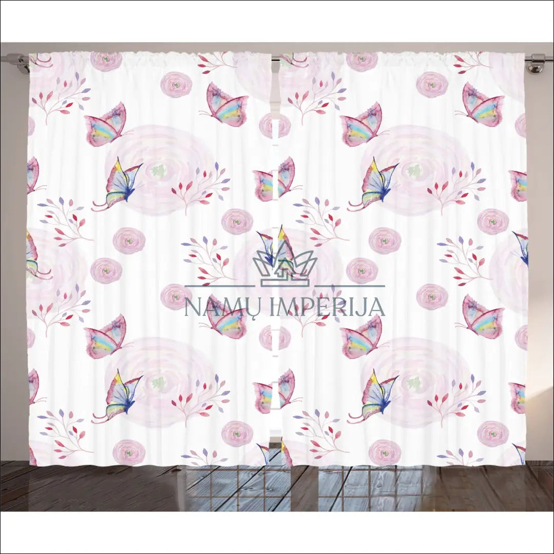 Užuolaidų komplektas (2vnt) DI5033 - €17 Save 65% __label:Pristatymas 1-2 d.d., color-balta, color-marga, color-margas,