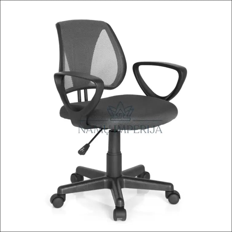 Vaikiška darbo kėdė BI163 - €54 Save 50% 50-100, biuro-baldai, biuro-kedes, color-juoda, color-pilka Biuro baldai