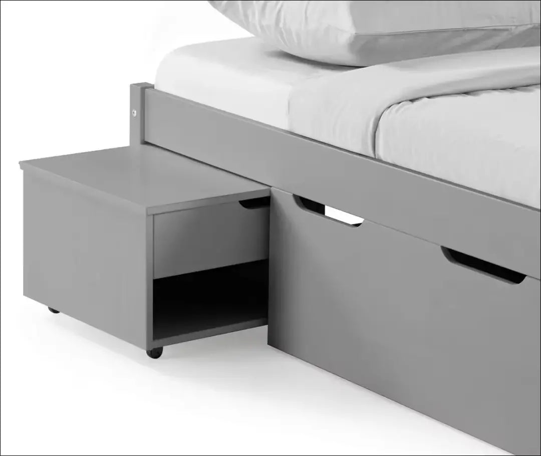 Vaikiška lova (90x200cm) GI643 - €222 Save 50% __label:Pristatymas 1-2 d.d., color-pilka, lovos-miegamojo,