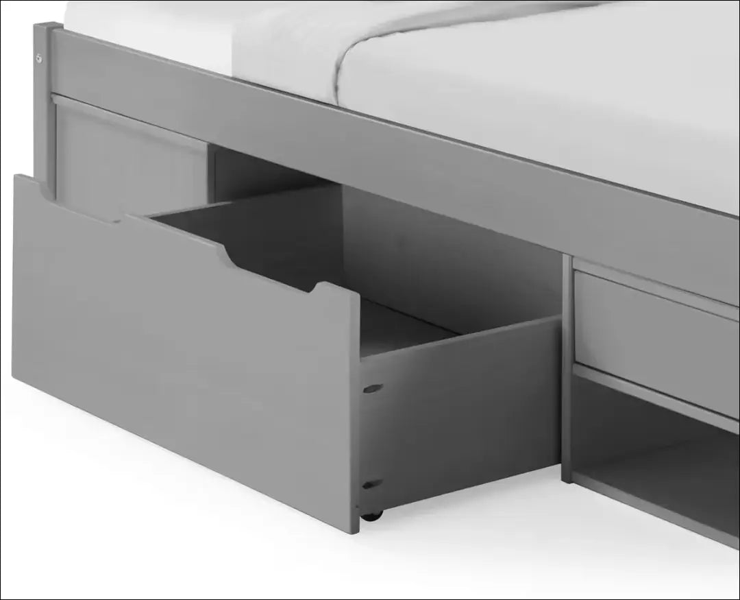 Vaikiška lova (90x200cm) GI643 - €222 Save 50% __label:Pristatymas 1-2 d.d., color-pilka, lovos-miegamojo,