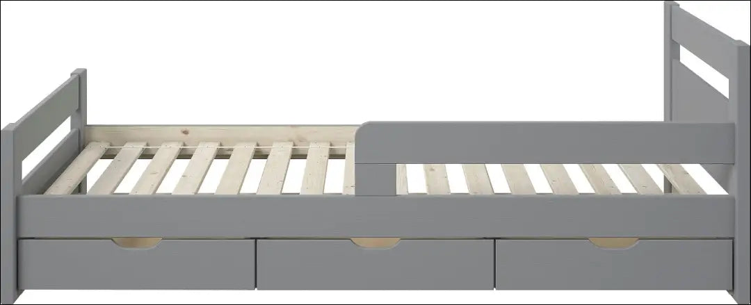 Vaikiška lova (90x200cm) GI703 - €170 Save 50% 100-200, __label:Pristatymas 1-2 d.d., color-pilka, lovos-miegamojo,