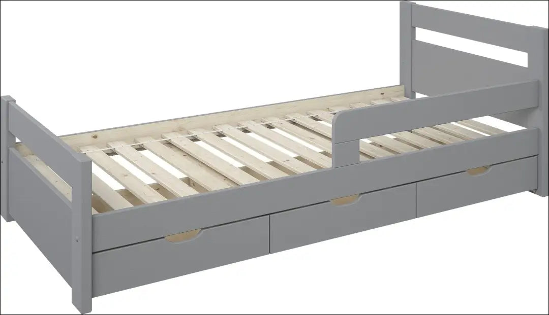 Vaikiška lova (90x200cm) GI703 - €170 Save 50% 100-200, __label:Pristatymas 1-2 d.d., color-pilka, lovos-miegamojo,