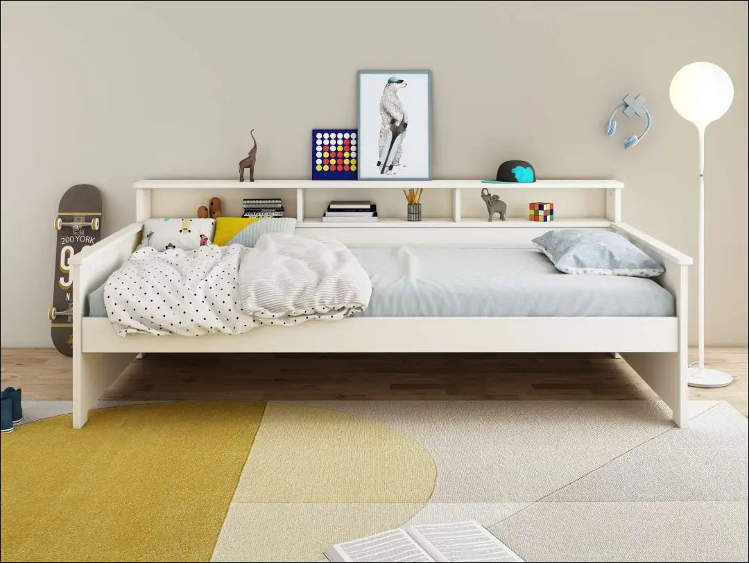 Vaikiška lova (90x200cm) GI980 - €160 Save 50% 100-200, __label:Pristatymas 1-2 d.d., color-balta, lovos-miegamojo,
