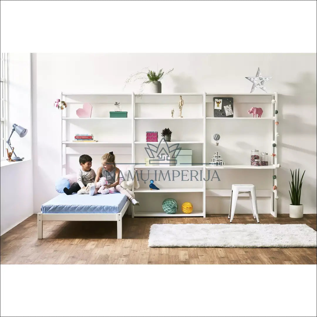 Vaikiška lovytė (70x160cm) GI538 - €92 Save 50% 50-100, __label:Pristatymas 1-2 d.d., color-balta, lovos-miegamojo,