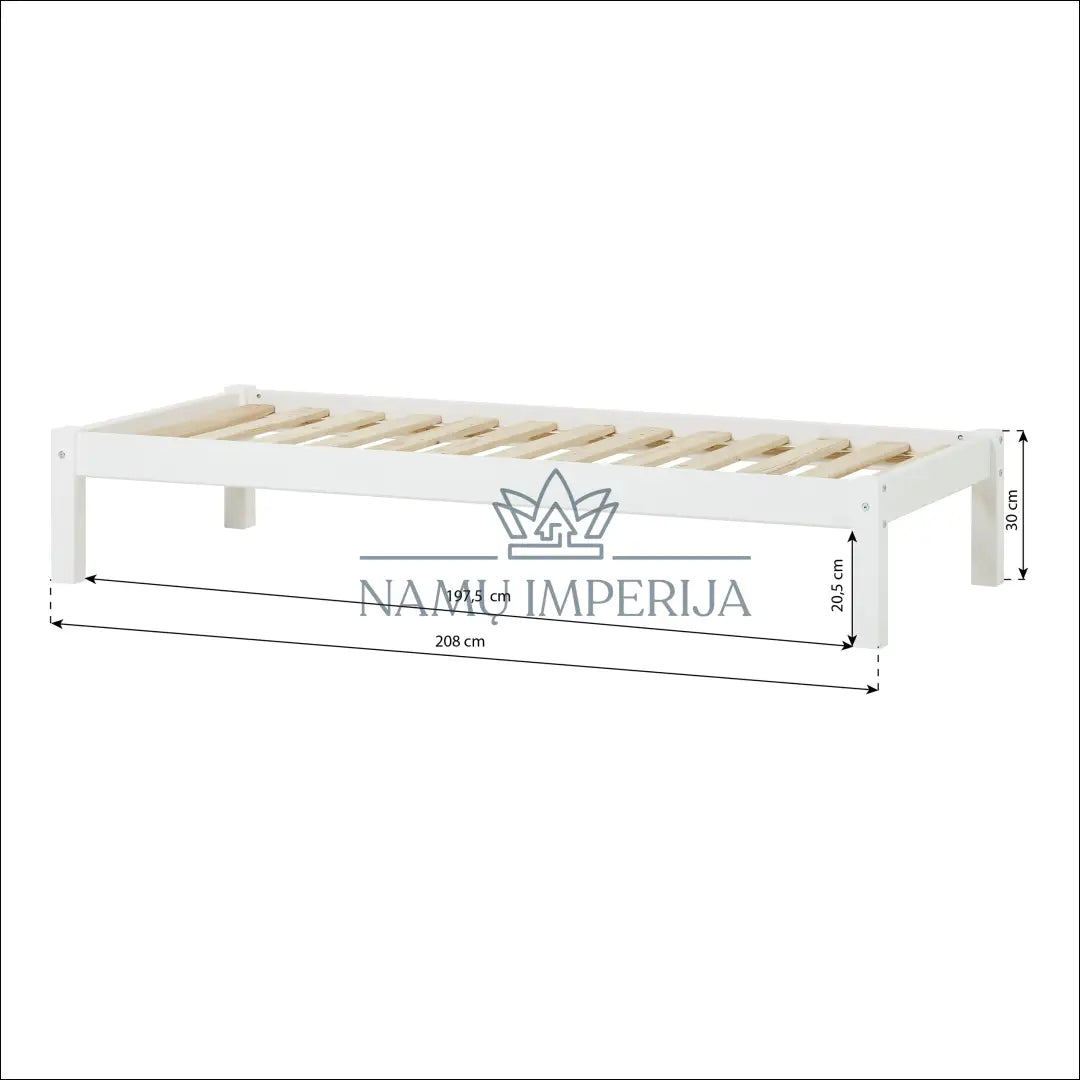 Vaikiška lovytė (70x160cm) GI538 - €92 Save 50% 50-100, __label:Pristatymas 1-2 d.d., color-balta, lovos-miegamojo,