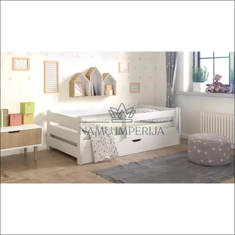 Vaikiška lovytė (80x180cm) GI309 - €155 Save 50% 100-200, __label:Pristatymas 1-2 d.d., color-balta,