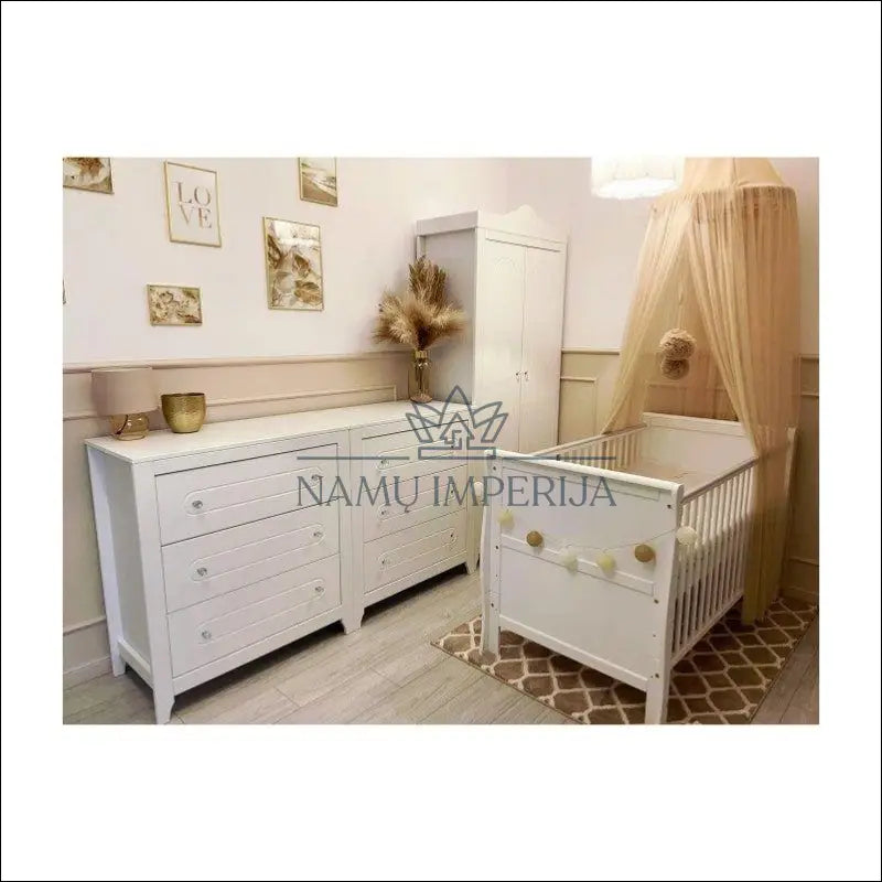 Vaikiška lovytė GI541 - €170 Save 50% 100-200, __label:Pristatymas 1-2 d.d., color-balta, lovos-miegamojo,