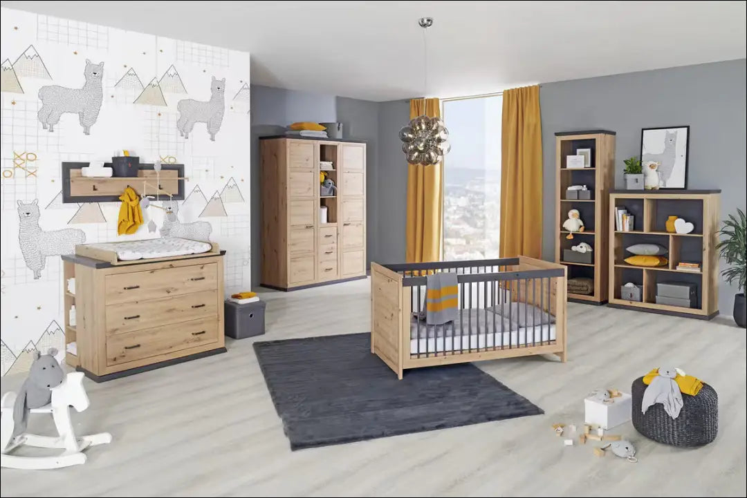 Vaikiška lovytė GI776 - €130 Save 50% 100-200, __label:Pristatymas 1-2 d.d., color-pilka, color-ruda, lovos-miegamojo