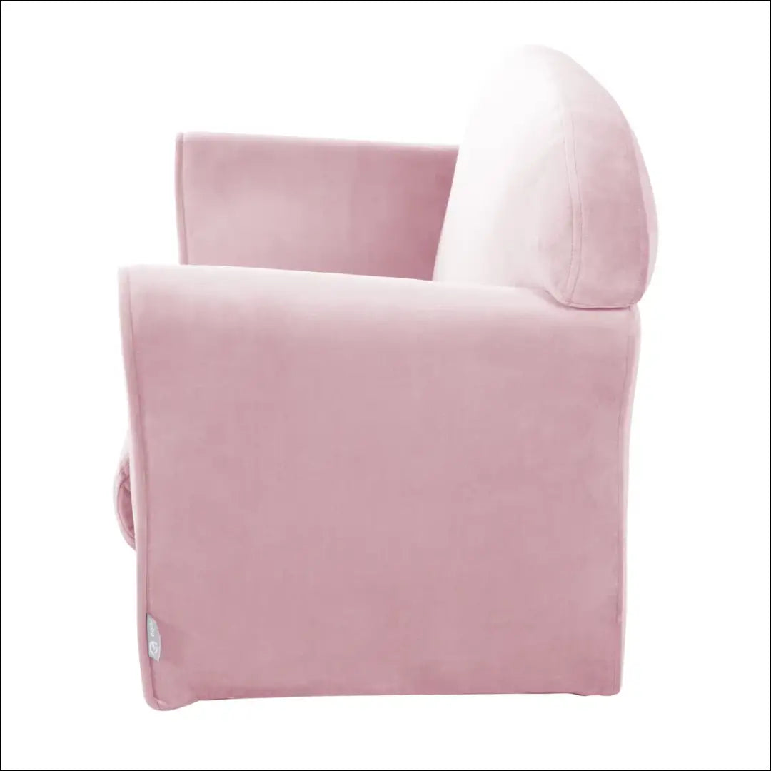 Vaikiška sofa MI841 - €63 Save 50% 50-100, __label:Pristatymas 1-2 d.d., color-rozine, material-aksomas,