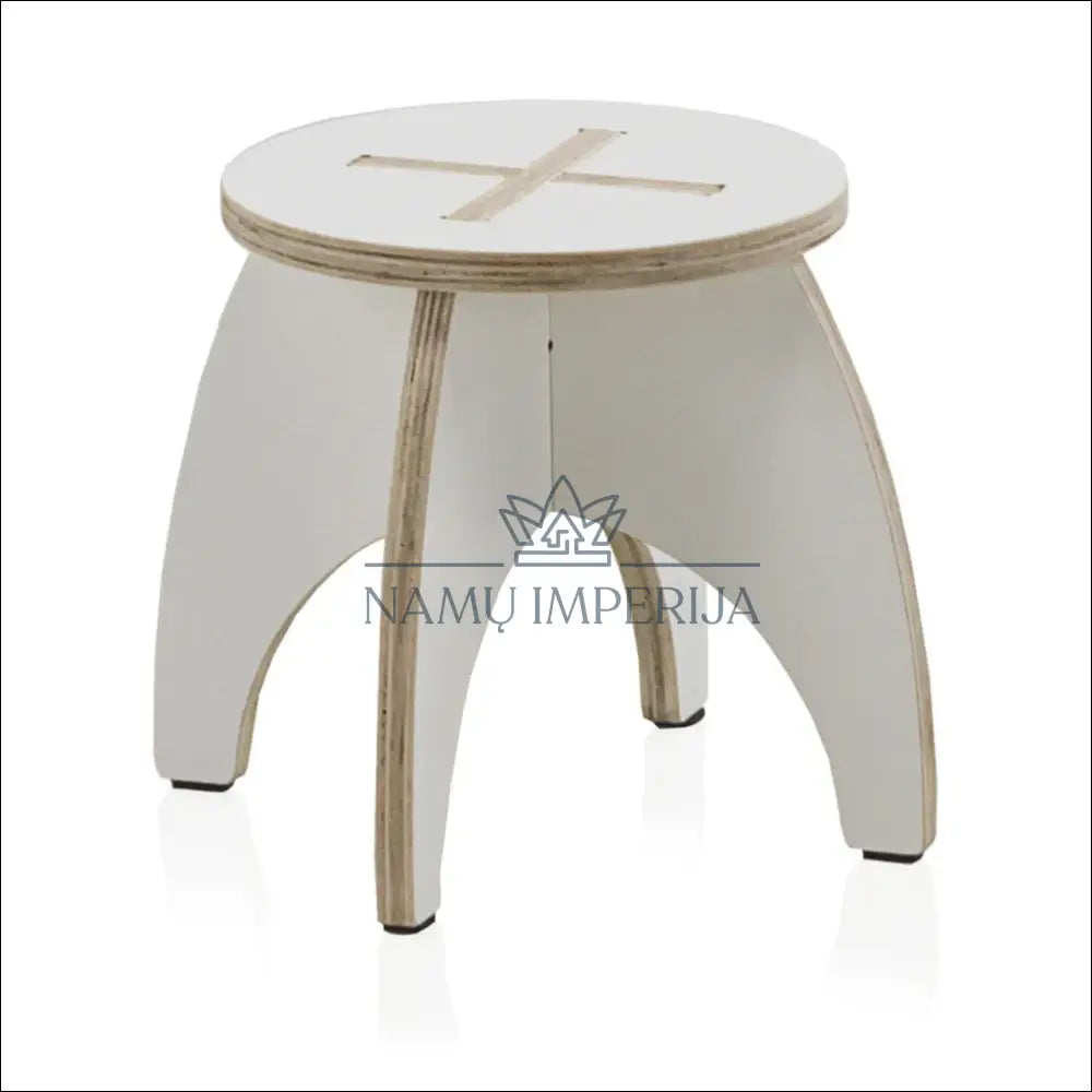 Vaikiška taburetė VI1020 €26 Save 50% 25 50, __label:Pristatymas 1 2 d.d., color balta, kita, material mediena €25
