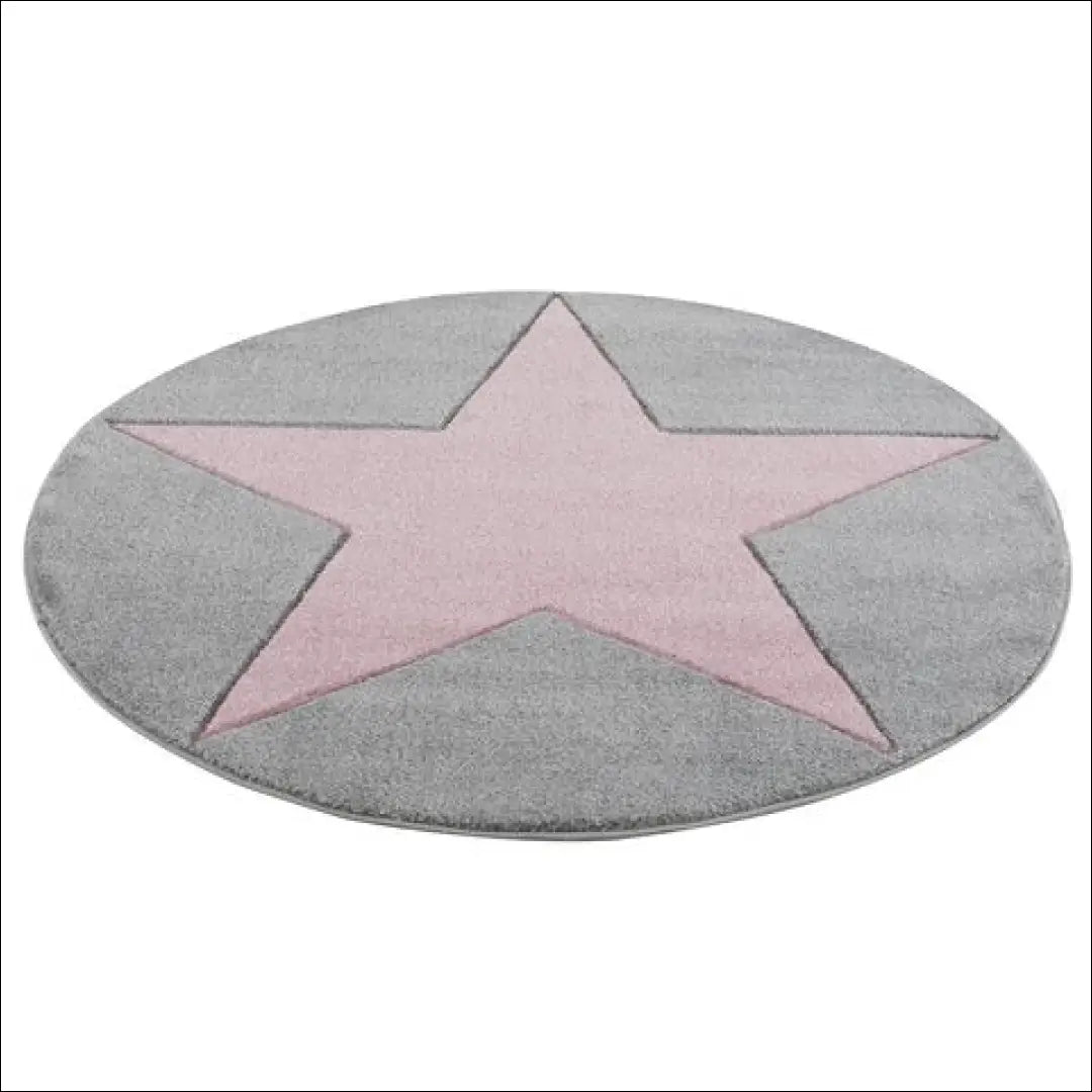 Vaikiškas apvalus kilimas RU1034 - €93 Save 50% 50-100, __label:Pristatymas 1-2 d.d., apvalus, color-pilka,