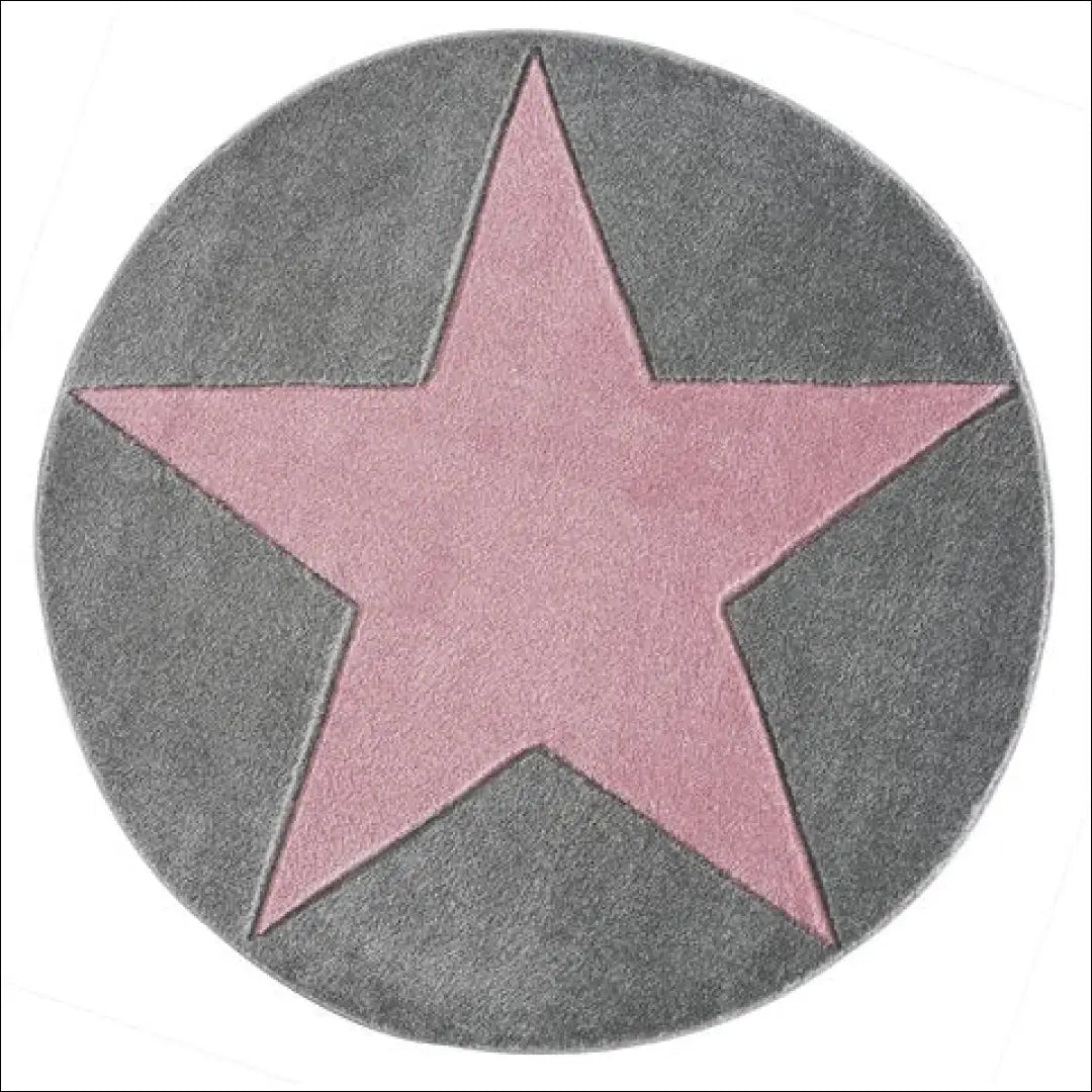 Vaikiškas apvalus kilimas RU1034 - €93 Save 50% 50-100, __label:Pristatymas 1-2 d.d., apvalus, color-pilka,