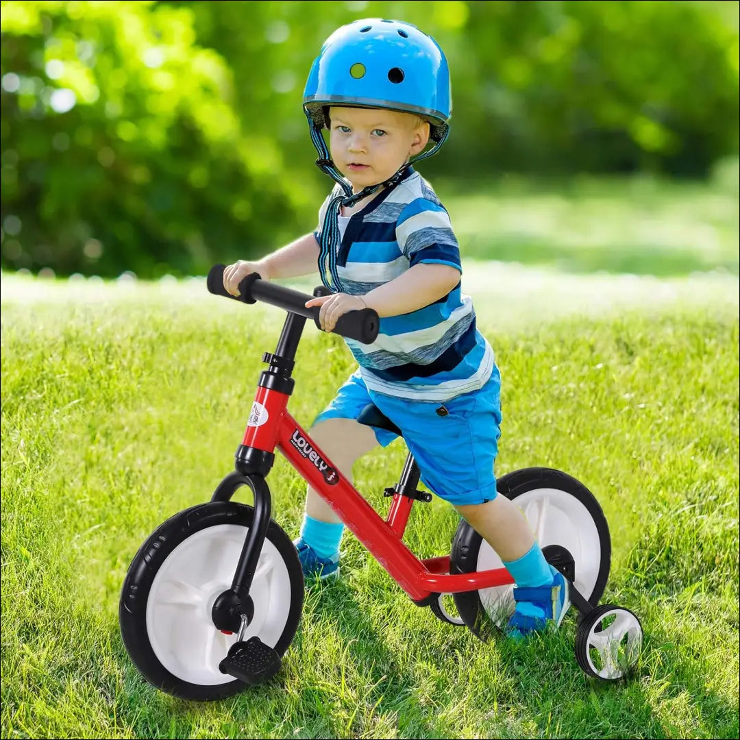Vaikiškas balansinis dviratukas su treniruočių ratukais ir pedalais KI1493 - €34 Save 50% 25-50, __label:Pristatymas