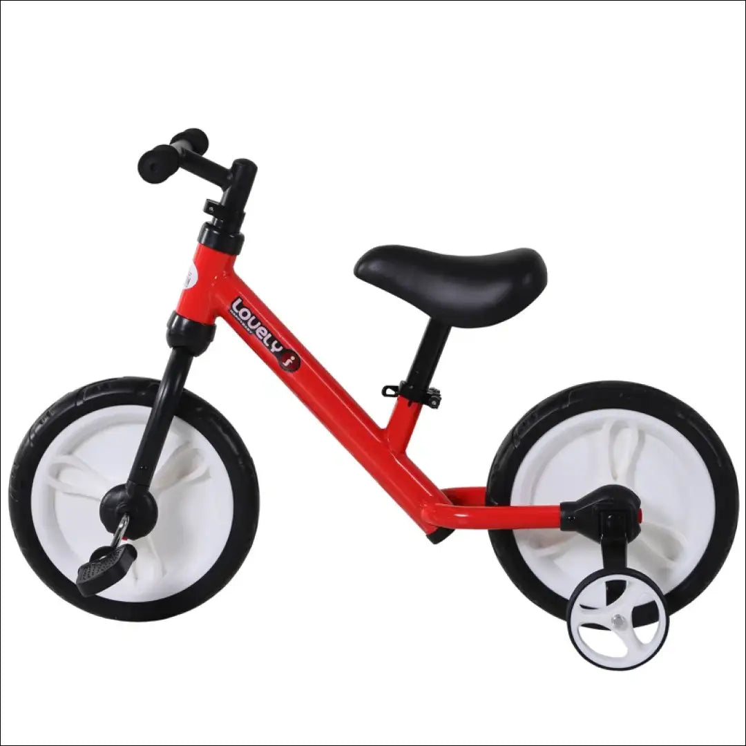Vaikiškas balansinis dviratukas su treniruočių ratukais ir pedalais KI1493 - €34 Save 50% 25-50, __label:Pristatymas