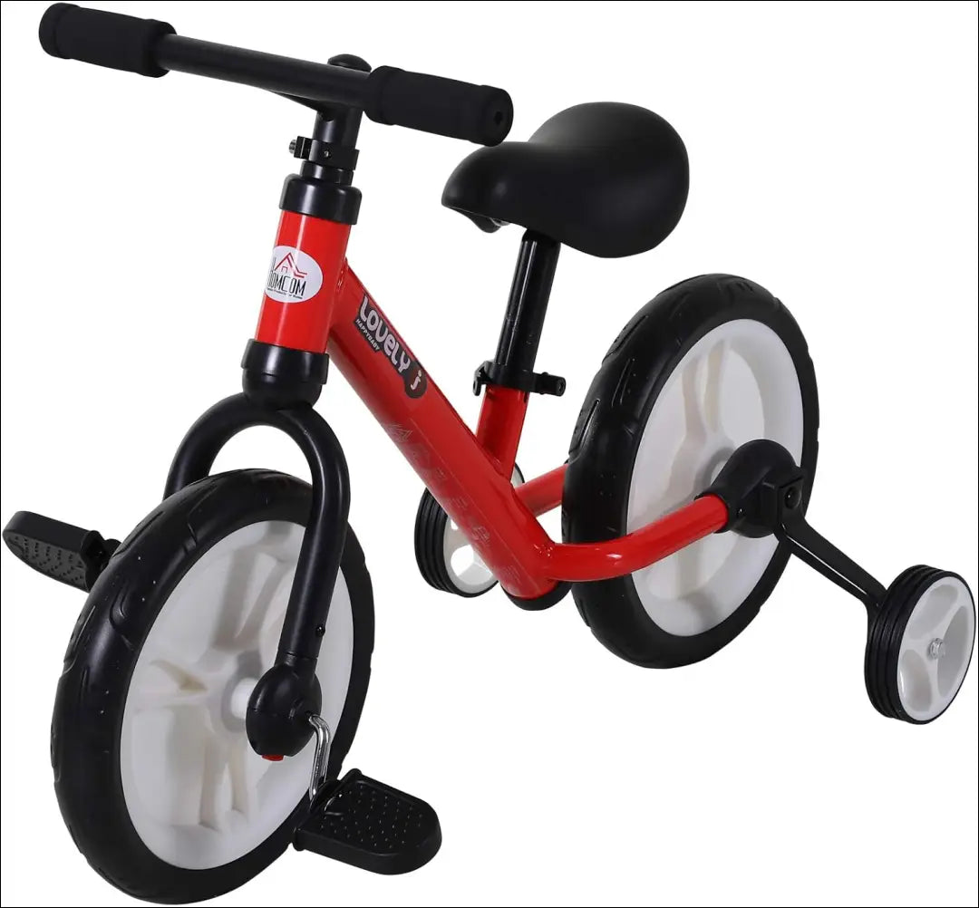 Vaikiškas balansinis dviratukas su treniruočių ratukais ir pedalais KI1493 - €34 Save 50% 25-50, __label:Pristatymas
