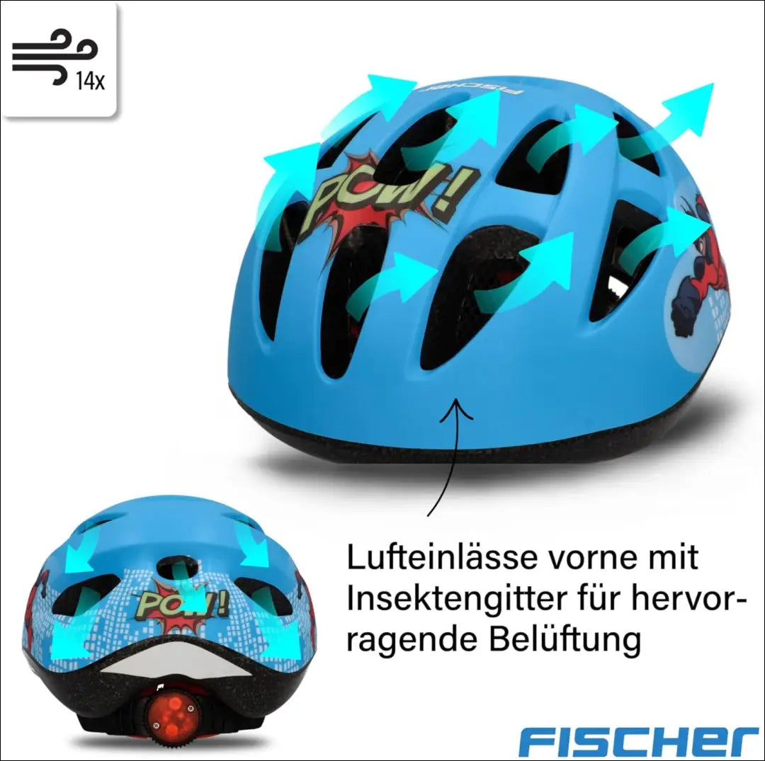 Vaikiškas dviračio šalmas „Fischer” SP069 - €10 Save 30% __label:Pristatymas 1-2 d.d., color-melyna, laisvalaikis,