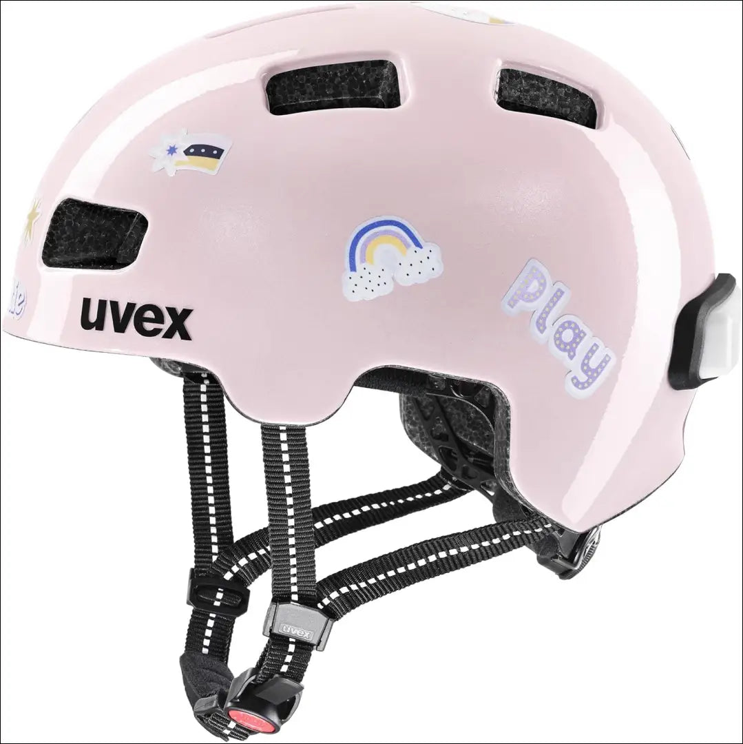 Vaikiškas dviračio šalmas „Uvex hlmt 4 reflexx“ SP047 - €47 Save 30% 25-50, __label:Pristatymas 1-2 d.d., color-rozine,