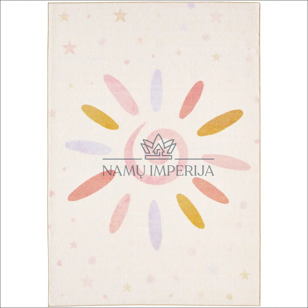 Vaikiškas Kilimas NI2741 - €40 Save 15% 25-50, 50-100, Floral-Sonne, kilimai, Kinder Teppich 80 x 120 cm / Kremas