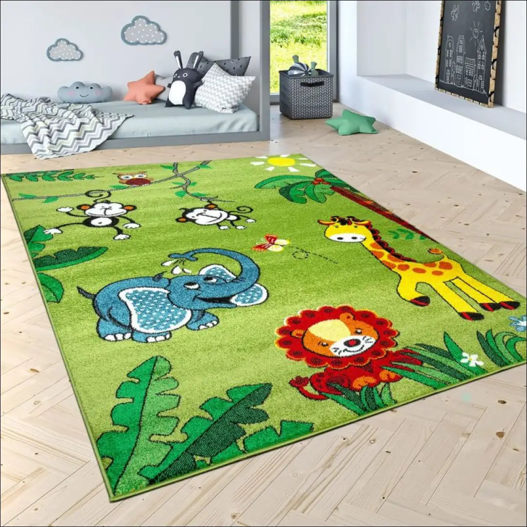 Vaikiškas Kilimas NI3143 - €67 Save 15% 100-200, 50-100, __label:Pristatymas 5-14 d.d., ayy, color-zalia 80 x 150 cm