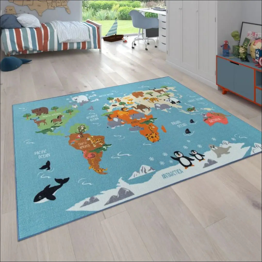 Vaikiškas Kilimas NI3150 - €72 Save 15% 100-200, 50-100, __label:Pristatymas 5-14 d.d., ayy, color-turkis 80 x 150 cm