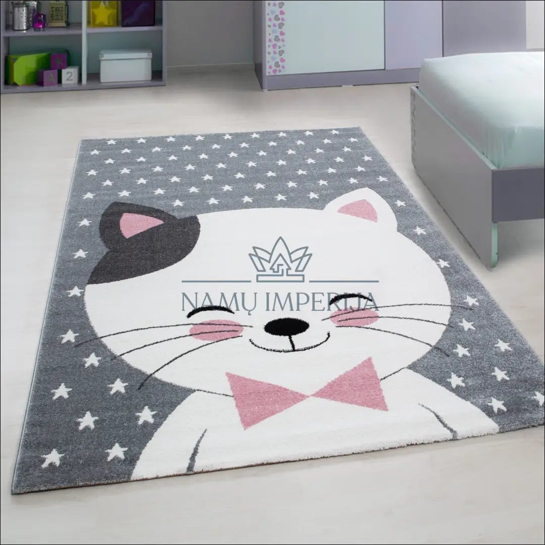 Vaikiškas Kilimas RU2090 - €74 Save 30% 50-100, __label:Pristatymas 1-2 d.d., color-balta, color-pilka, color-rozine