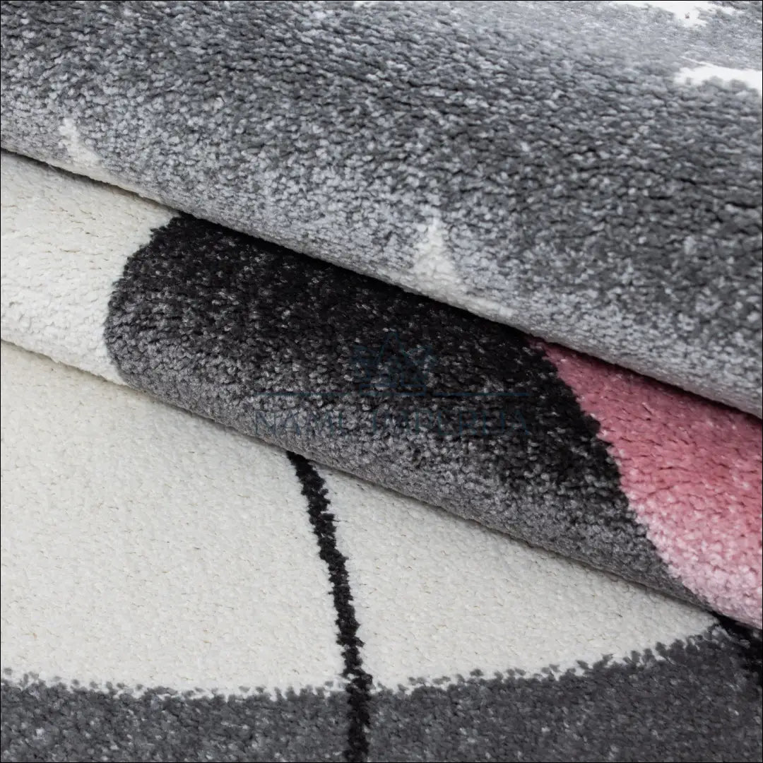 Vaikiškas Kilimas RU2090 - €74 Save 30% 50-100, __label:Pristatymas 1-2 d.d., color-balta, color-pilka, color-rozine