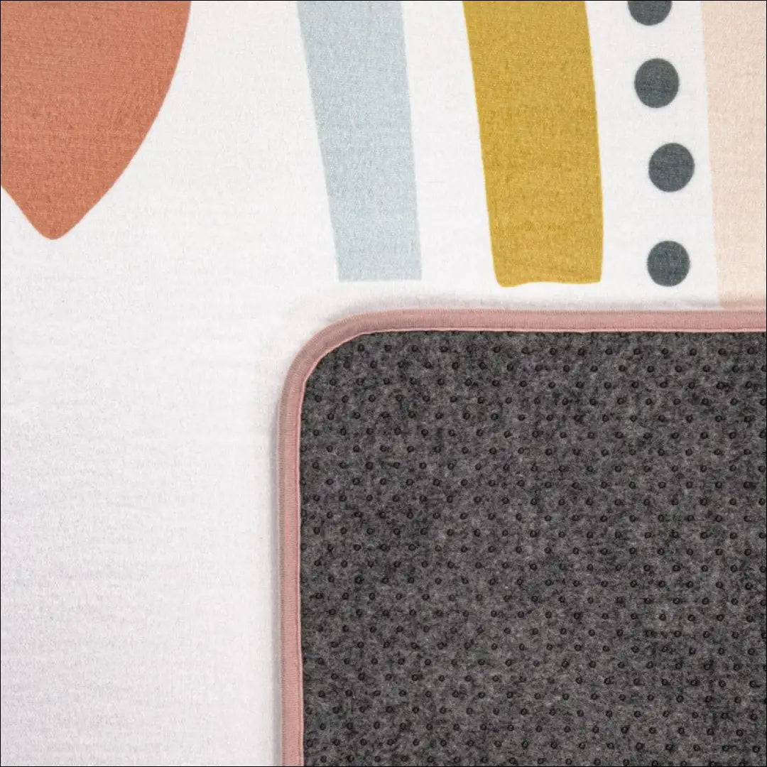 Vaikiškas Kilimas RU788 - €116 Save 15% 100-200, __label:Pristatymas 1-2 d.d., apvalus, color-kremas, color-marga 150