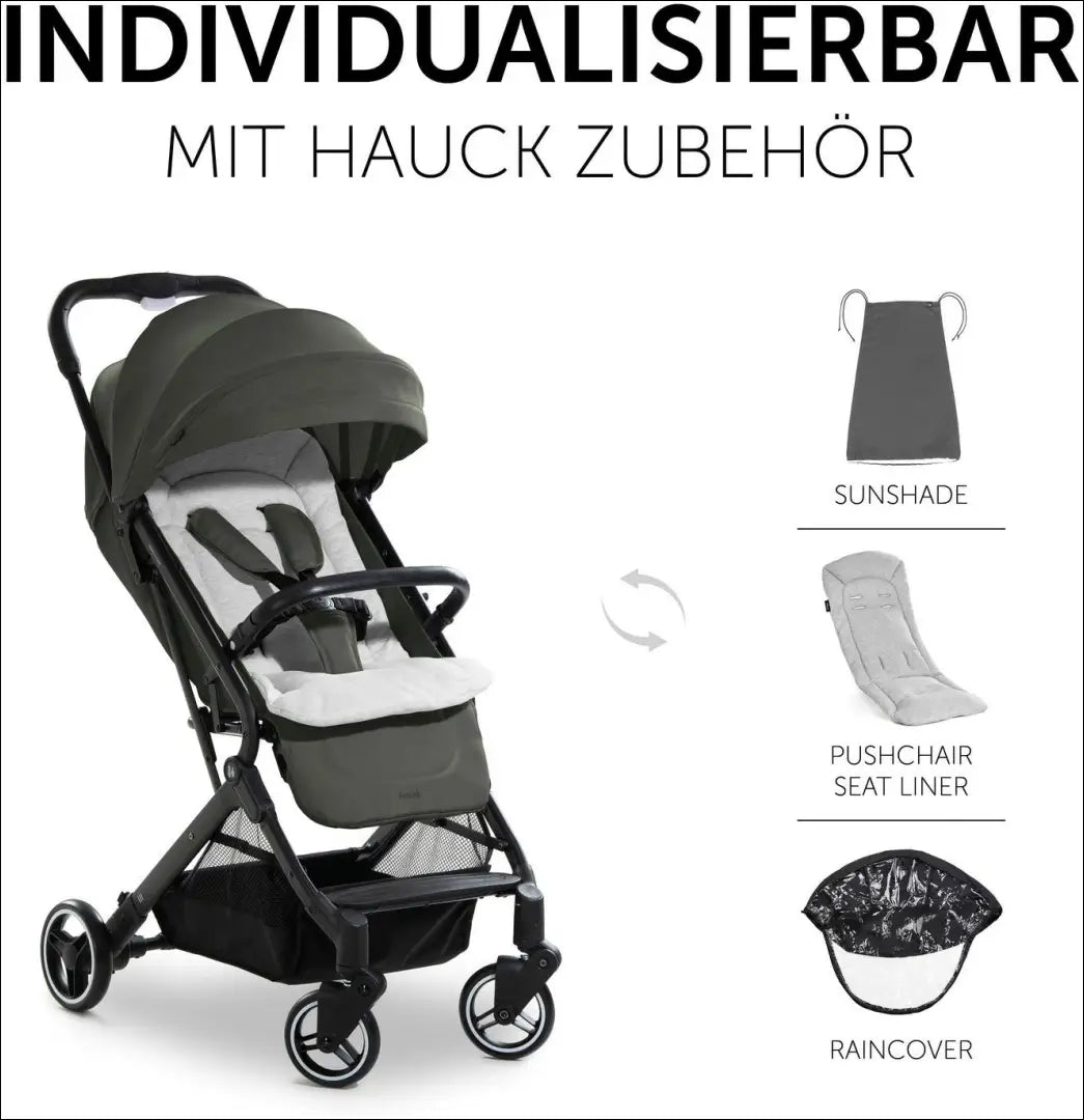 Vaikiškas vežimėlis „Travel N Care“ KI1833 - €75 Save 50% 50-100, __label:Pristatymas 1-2 d.d., color-zalia, kita,
