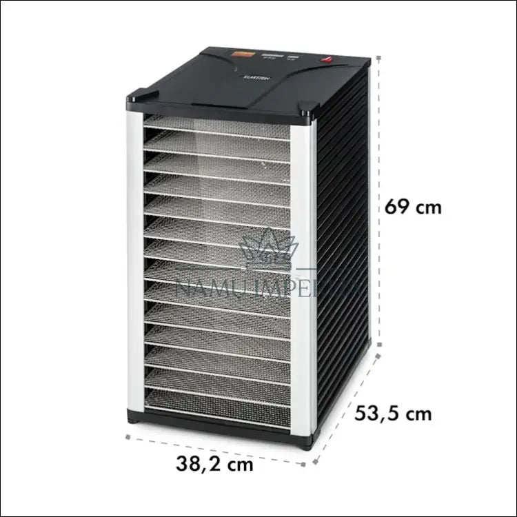 Vaisių džiovyklė „Jerky 14“ KI1365 - €230 Save 50% __label:Pristatymas 1-2 d.d., color-juoda, color-sidabrine,