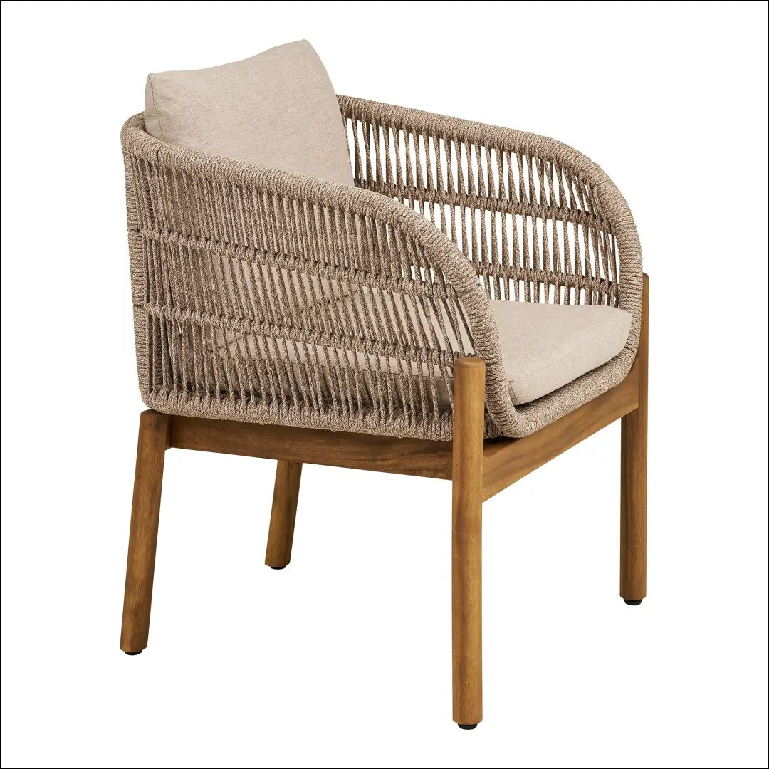 Valgomojo kėdė akacijos spalvos smėlio su pagalvėle RD1062 - €2 Dining chairs, nordic, Ruda / bežinė, under-25,