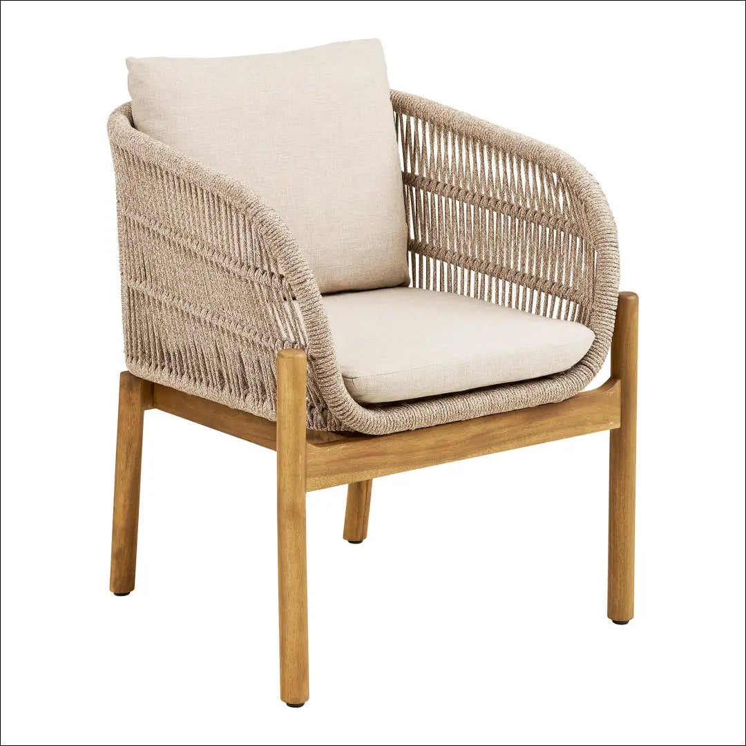 Valgomojo kėdė akacijos spalvos smėlio su pagalvėle RD1062 - €2 Dining chairs, nordic, Ruda / bežinė, under-25,