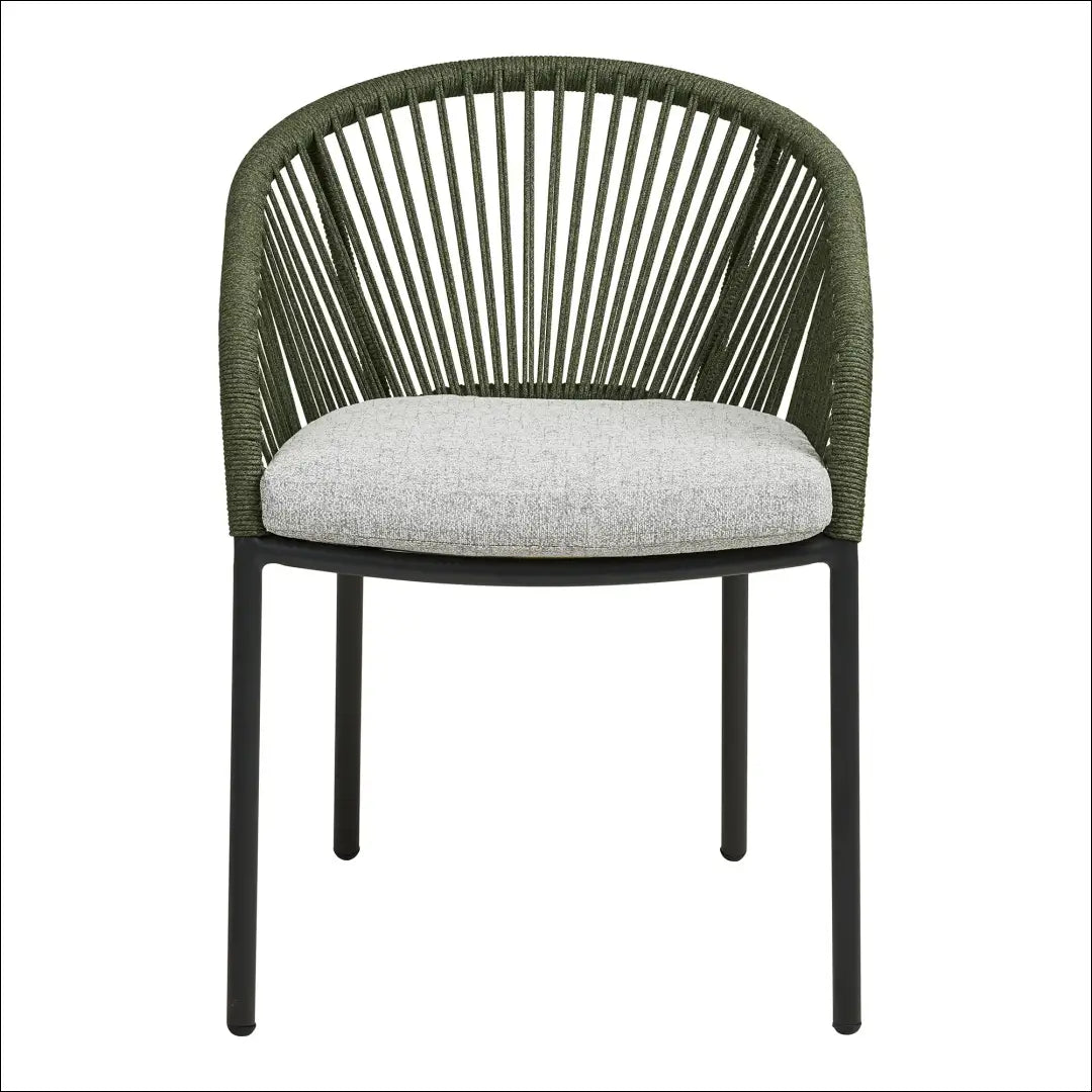 Valgomojo kėdė aliuminio žalia pilka su pagalvėle RD1040 - €128 Save 15% 100-200, Dining chairs, nordic, Pilka / žalia,