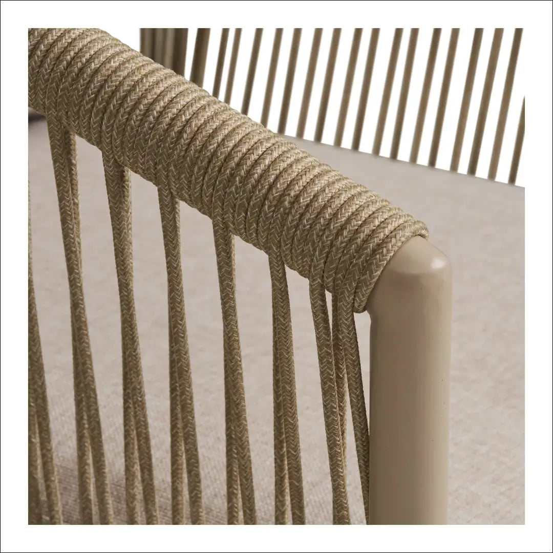 Valgomojo kėdė aliuminis/poliesteris smėlio spalvos su pagalvėle RD1053 - €128 Save 15% 100-200, Dining chairs, nordic,