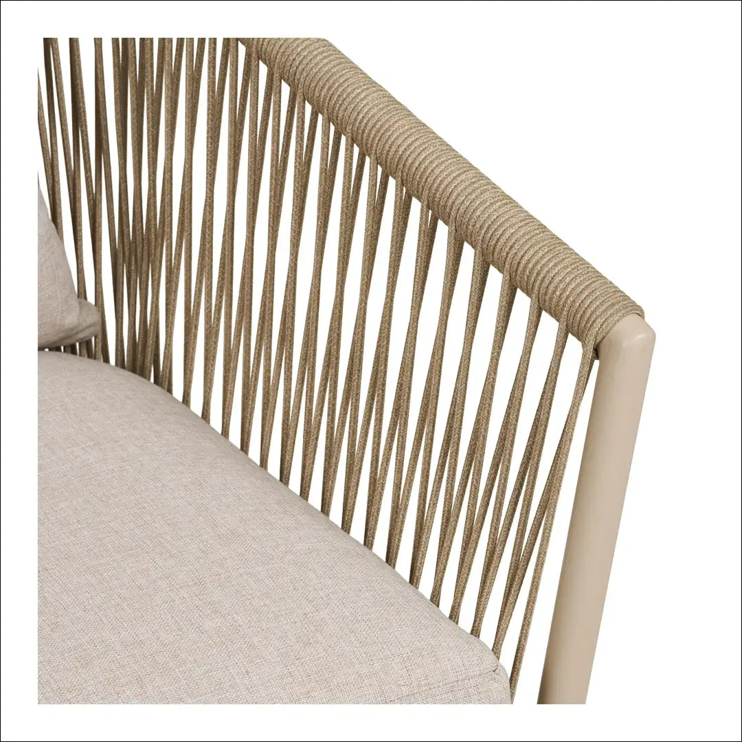 Valgomojo kėdė aliuminis/poliesteris smėlio spalvos su pagalvėle RD1053 - €128 Save 15% 100-200, Dining chairs, nordic,