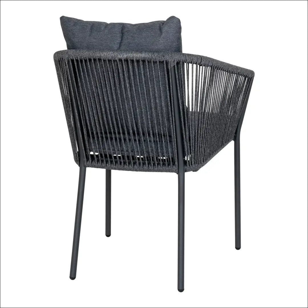 Valgomojo kėdė aliuminis/poliesteris tamsiai pilka su pagalvėle RD1052 - €128 Save 15% 100-200, Dining chairs, nordic,