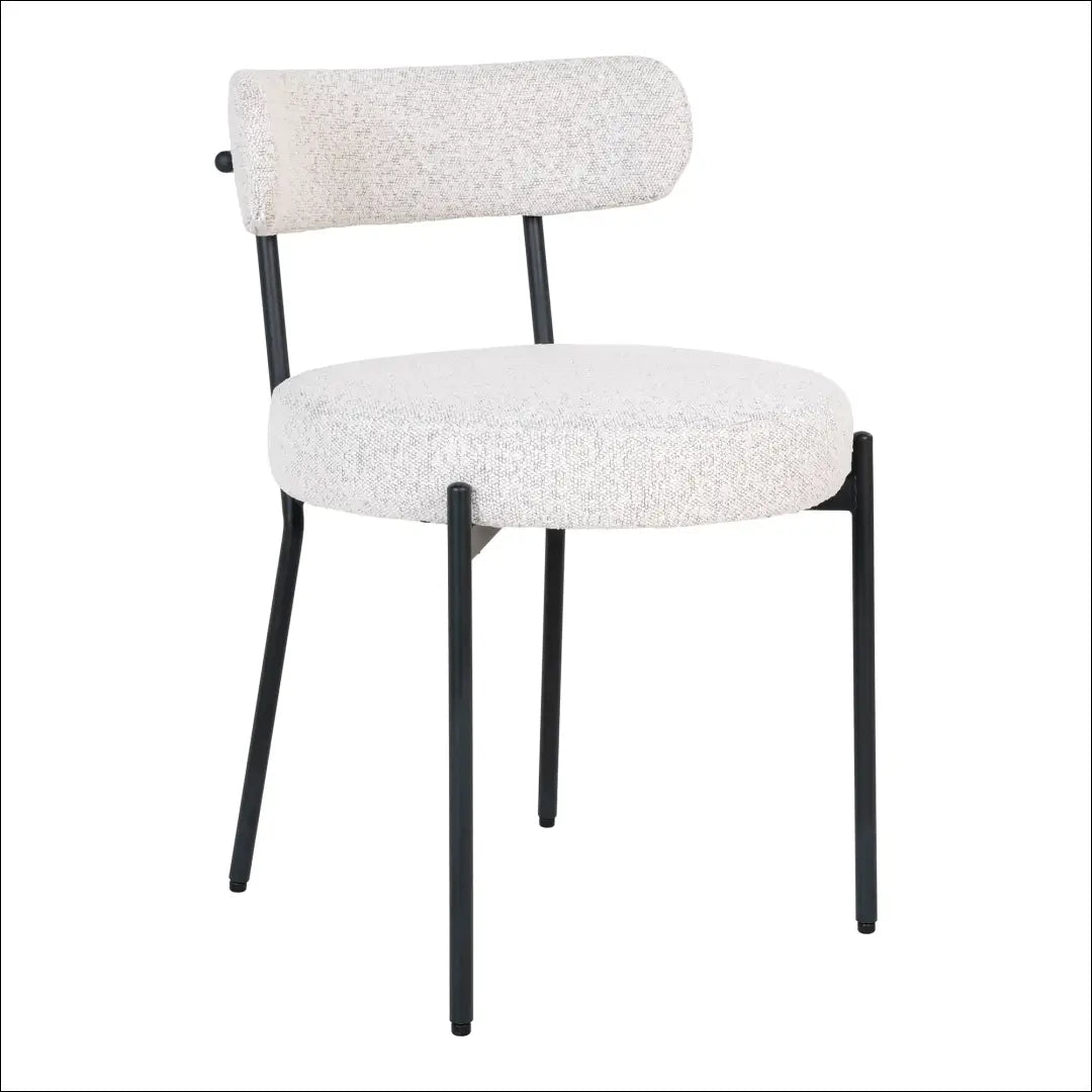 Valgomojo kėdė buklė balta juodos kojos RD031 - €87 Save 15% 50-100, Balta, Dining chairs, nordic, uzsakomi €50 to €100