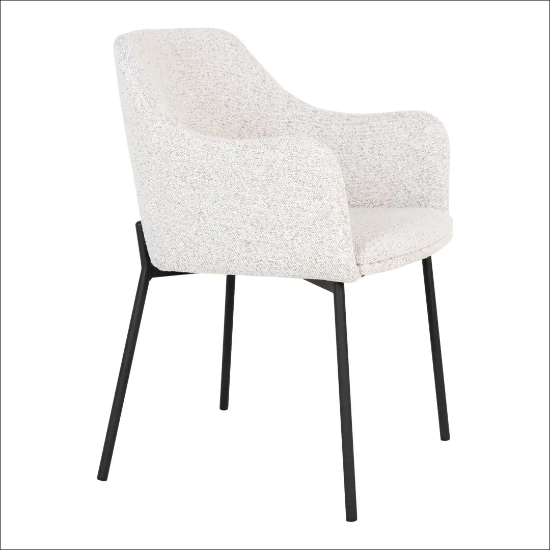 Valgomojo kėdė buklė balta juodos kojos RD032 - €140 Save 15% 100-200, __label:Pristatymas 5-14 d.d., Balta, Dining