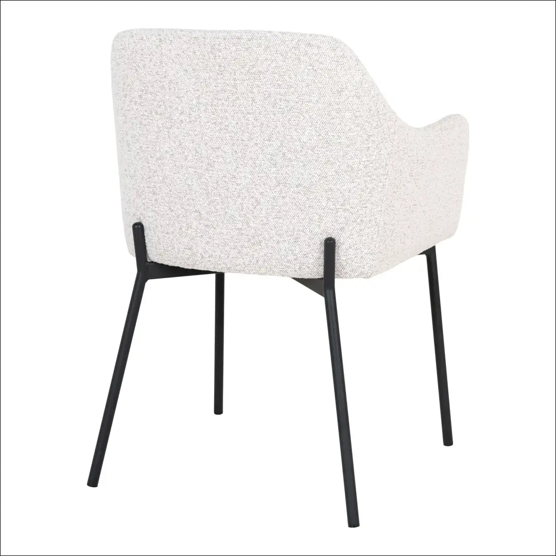 Valgomojo kėdė buklė balta juodos kojos RD032 - €140 Save 15% 100-200, __label:Pristatymas 5-14 d.d., Balta, Dining