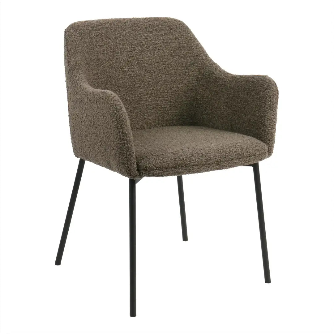 Valgomojo kėdė buklė ruda juodos kojelės RD033 - €140 Save 15% 100-200, Dining chairs, nordic, Ruda, uzsakomi €100