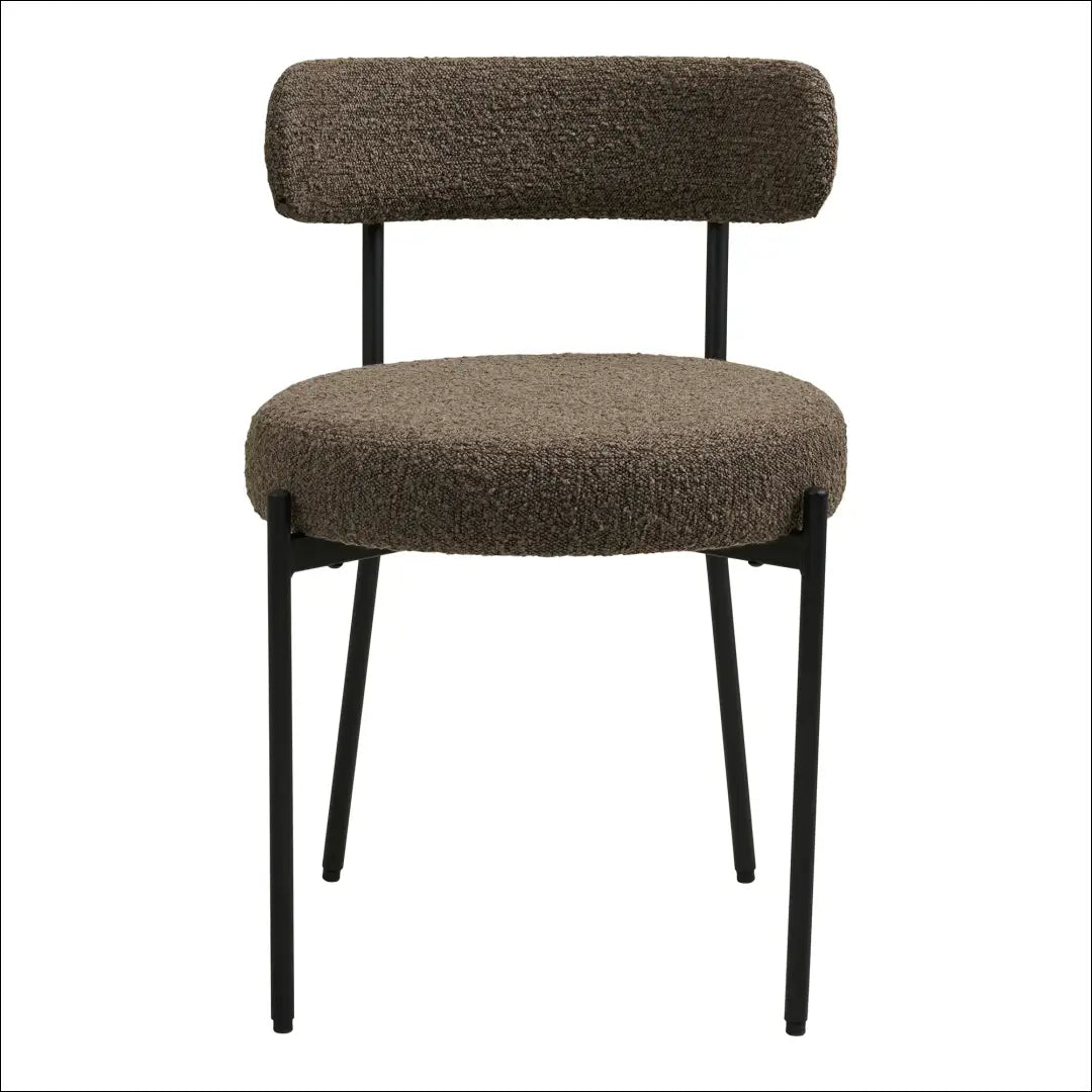Valgomojo kėdė buklė ruda juodos kojelės RD034 - €87 Save 15% 50-100, Dining chairs, nordic, Ruda, uzsakomi €50 to €100