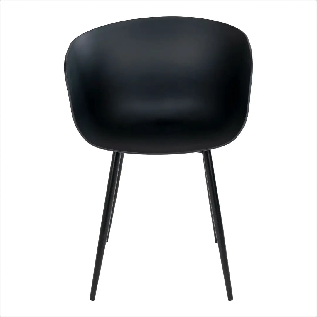Valgomojo kėdė juoda su juodomis kojelėmis RD1047 - €87 Save 15% Dining chairs, Juoda, nordic, under-25, uzsakomi €50