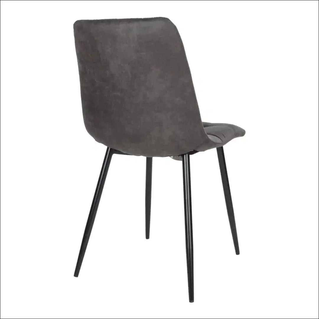 Valgomojo kėdė mikropluošto tamsiai pilka juodos kojelės RD027 - €87 Save 15% 50-100, __label:Pristatymas 5-14 d.d.,