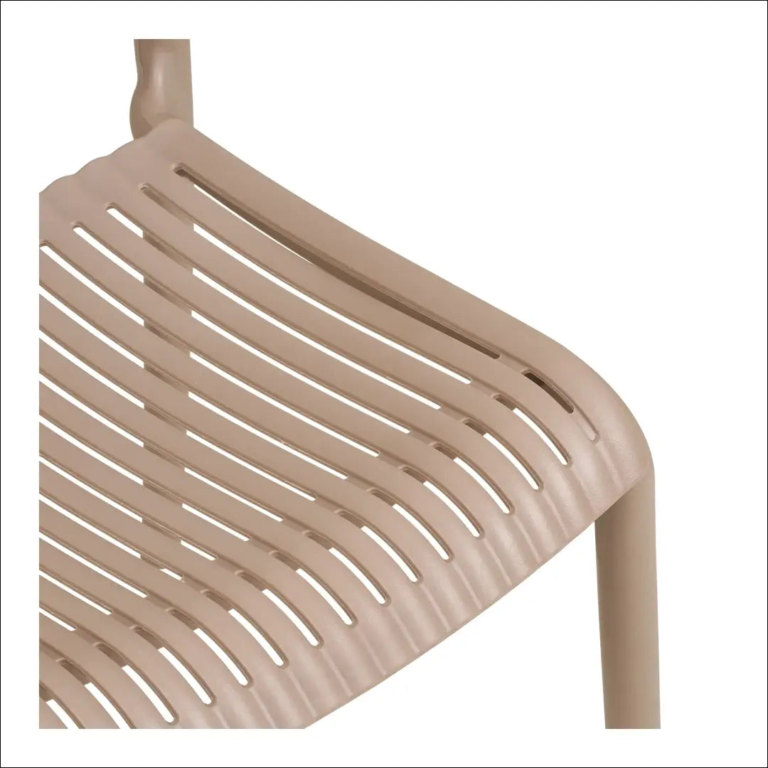 Valgomojo kėdė polipropileno sudedama pilkšvai pilka RD1064 - €46 Save 15% 25-50, Dining chairs, nordic, Pilkai rusva,