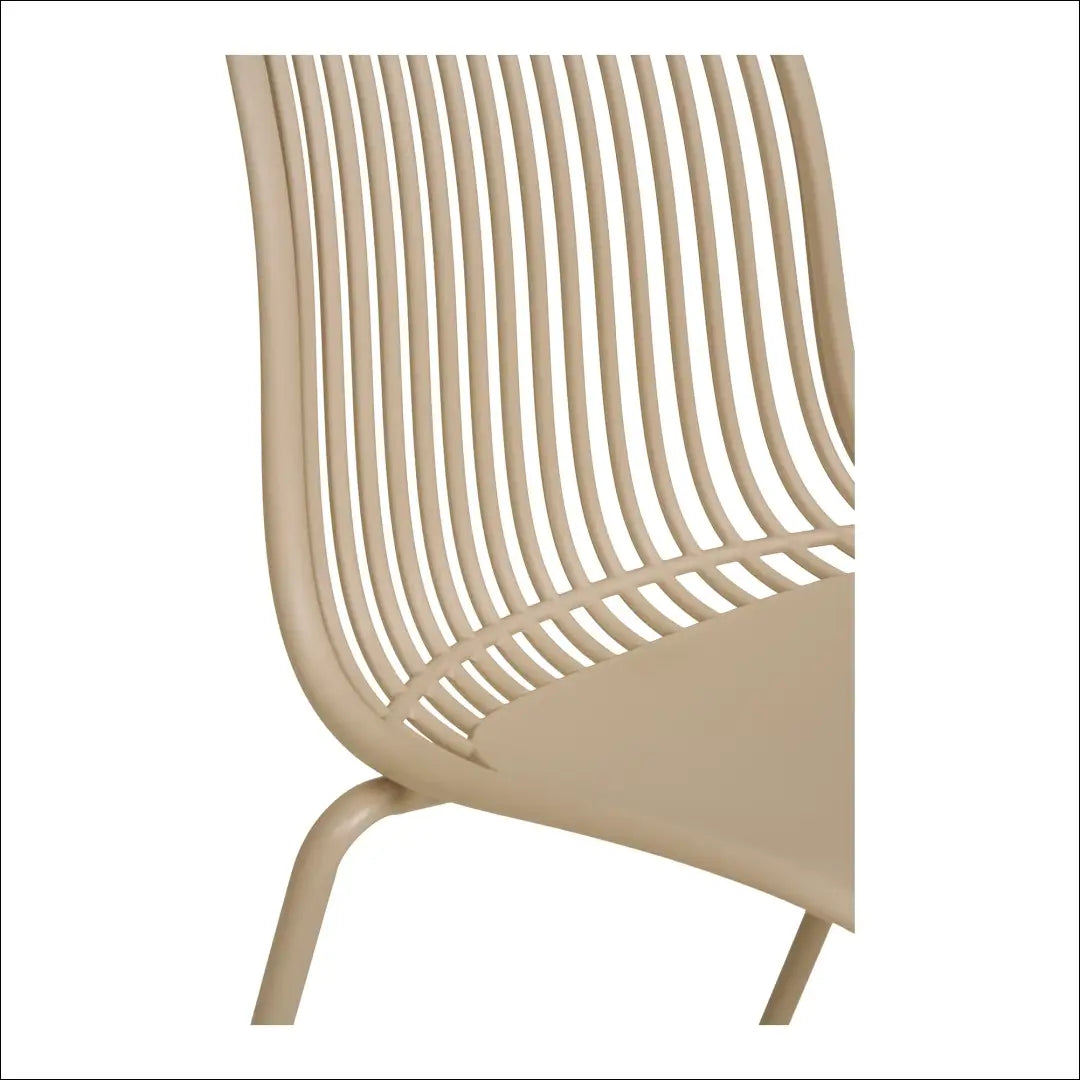 Valgomojo kėdė polipropileno sudedama smėlio spalvos RD1038 - €65 Save 15% 50-100, Dining chairs, nordic, Smėlio,