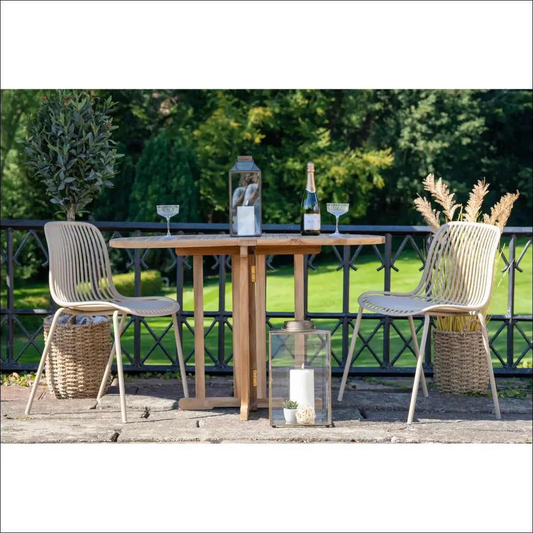 Valgomojo kėdė polipropileno sudedama smėlio spalvos RD1038 - €65 Save 15% 50-100, Dining chairs, nordic, Smėlio,