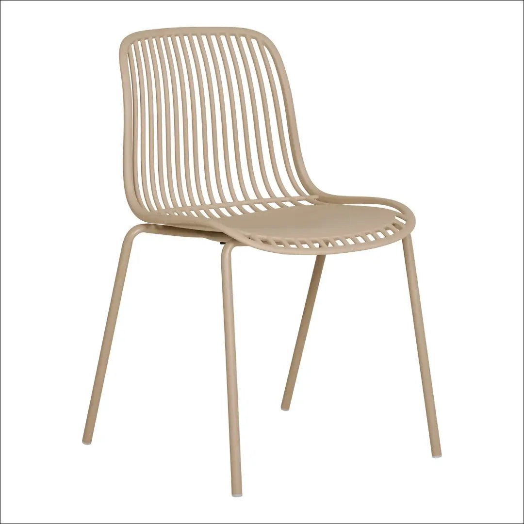 Valgomojo kėdė polipropileno sudedama smėlio spalvos RD1038 - €65 Save 15% 50-100, Dining chairs, nordic, Smėlio,