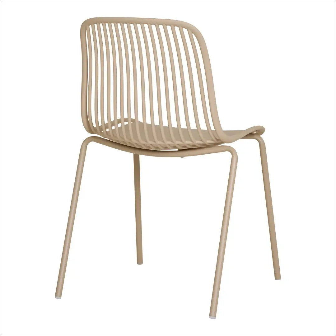 Valgomojo kėdė polipropileno sudedama smėlio spalvos RD1038 - €65 Save 15% 50-100, Dining chairs, nordic, Smėlio,