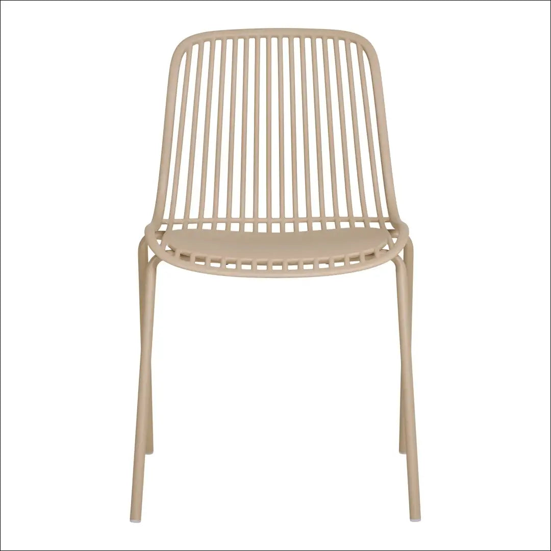 Valgomojo kėdė polipropileno sudedama smėlio spalvos RD1038 - €65 Save 15% 50-100, Dining chairs, nordic, Smėlio,
