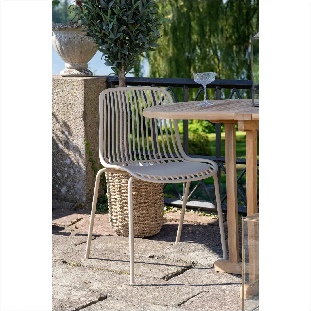 Valgomojo kėdė polipropileno sudedama smėlio spalvos RD1038 - €65 Save 15% 50-100, Dining chairs, nordic, Smėlio,