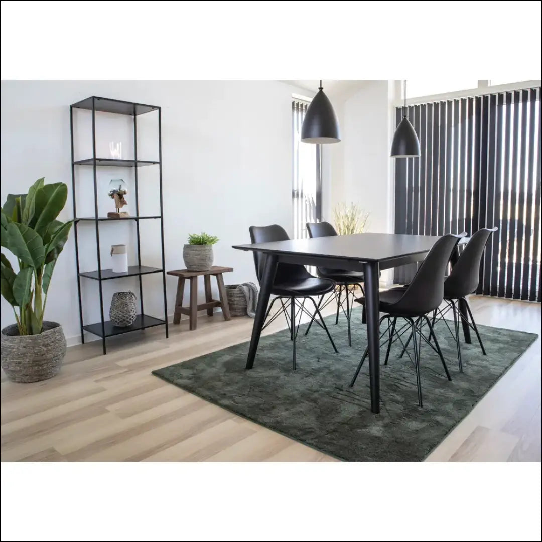 Valgomojo kėdė PU oda juoda juodos kojelės RD001 - €60 Save 10% Dining chairs, Juoda, nordic, under-25, uzsakomi €50